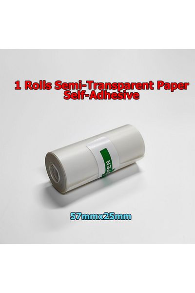 Choice 1Roll Trans Sticker 5 Rolls 10 Years Use PeripageThermal Adhesive Sticker Photo Paper for Cute Cat M