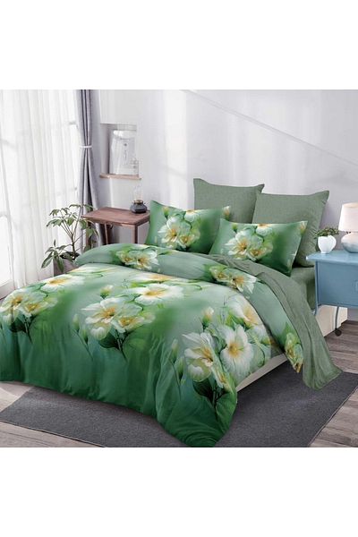 Casa Pucioasa Double bed linen, Finet, Pucioasa, 6 pieces, Fitted sheet 230x250 cm