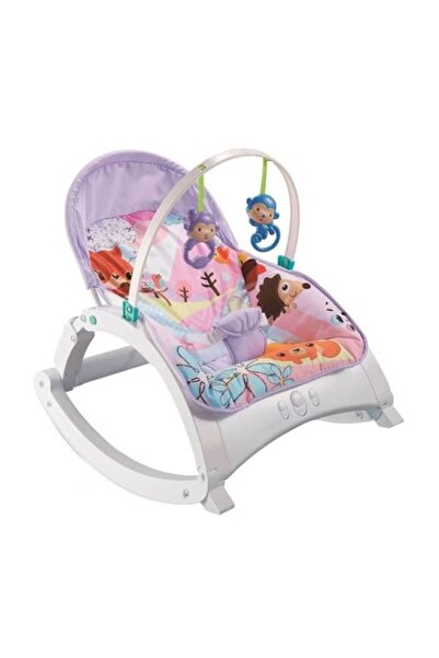 CoolBaby كرسي هزاز متعدد الوظائف - 66×64×55 سم - مقعد مريح ومتعدد الاستخدامات