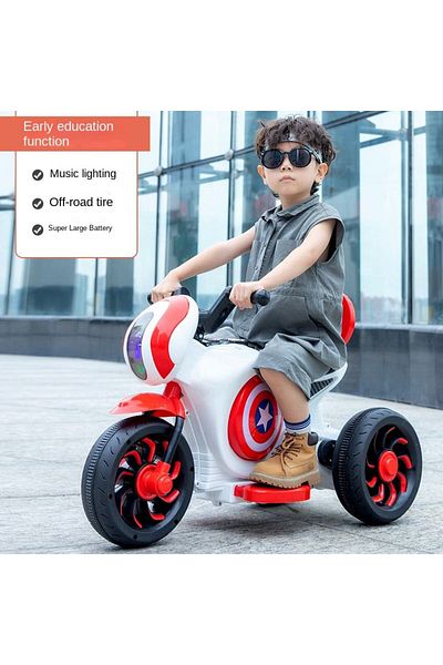 rexa Motorcycle Tricycle Toy Car kids Can Sit Stroller