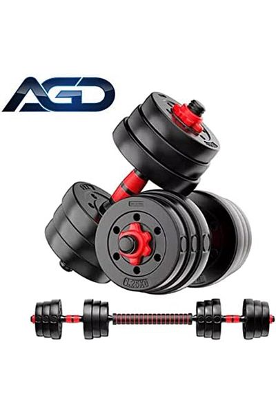 AGD Dumbbell Set 20 KG Multifunctional Adjustable Dumbbell Set for Men and Women for Pull Up Exercise Ho