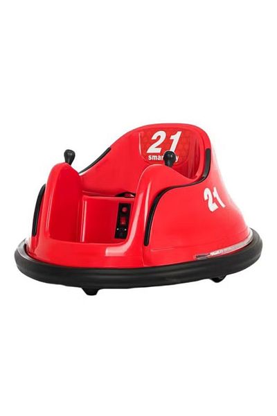 rexa Children's Waltzer Durable Electric Ride-On Toy Car With Glowing LED Features Red 73x73x44centimeter