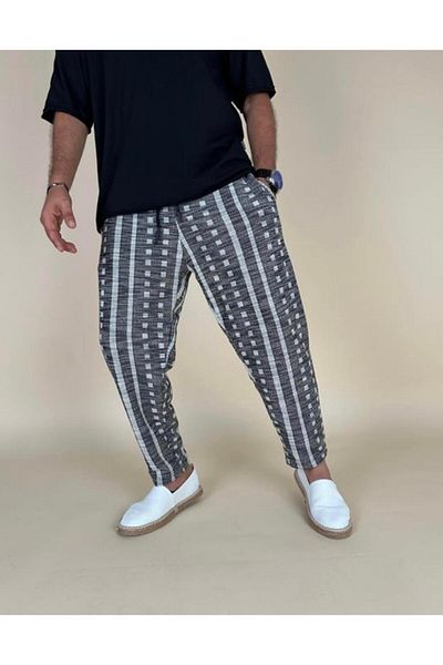 SUPERBLUE Bohemian Fabric Men's Boho Baguette Pants
