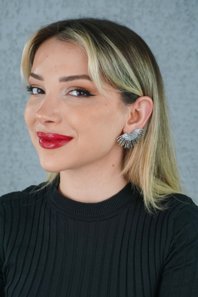 TRENDTAKI Solare Mystic Sun Earrings Gold Plated 00371