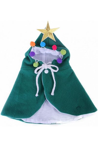 KADBLE Costum de Crăciun pentru câini și pisici, material textil, multicolor, M