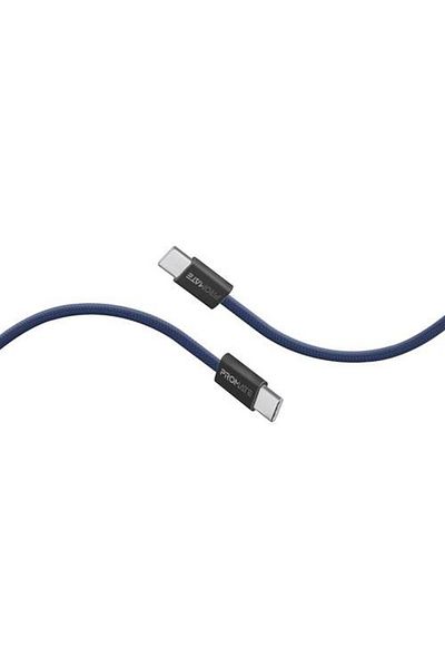 Promate EcoLine-CC200 60W Ultra High Speed Cable, made of braided fabric for durability and strength