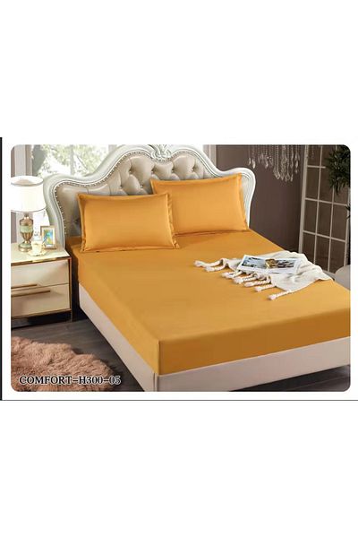 FIONNA.RO Husa Cu Elastic Din Jersey Reiat 180x200cm - Apricot