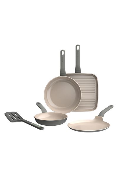 Berghoff Set of 4 Moonmist Balance non-stick pans