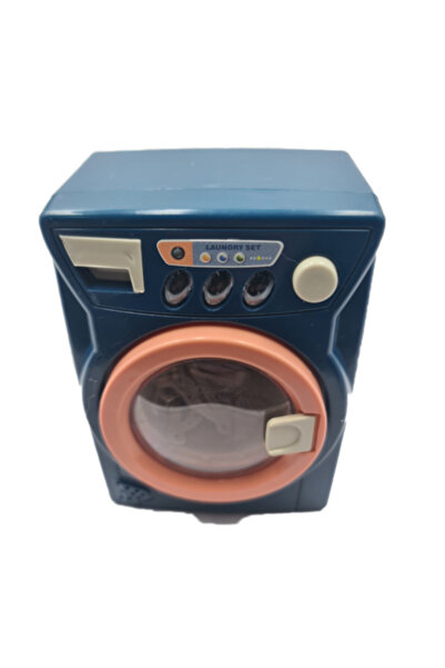 dalimag Пералня играчка, Звуци, Музика, Въртене, Аксесоари, 17 см, Синя
