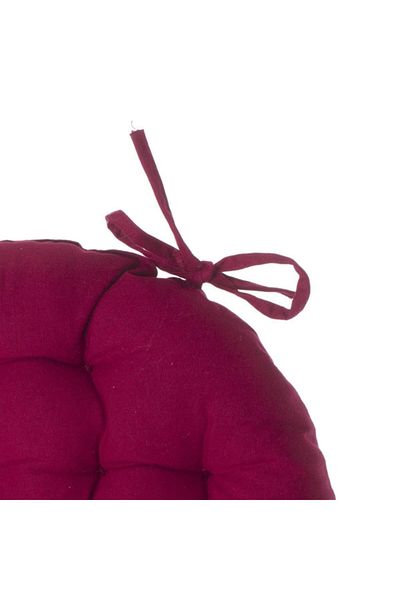 Atmosphera Premium Quality Cotton Round Chair Pad 38 x 38 cm