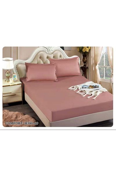 FIONNA.RO Husa Cu Elastic Din Jersey Reiat 180x200cm - Pink