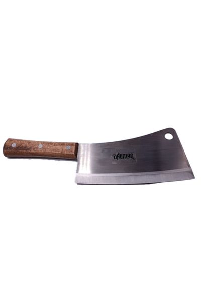 dalimag Cutit Tip Satar Pentru Transat si Feliat, Lama Curbata, Otel, Maner Lemn, 37 cm
