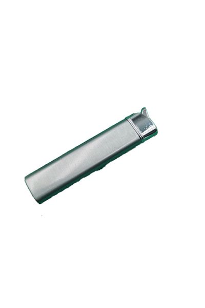 dalimag Slim Gas Lighter, Windproof, 8 cm, Silver