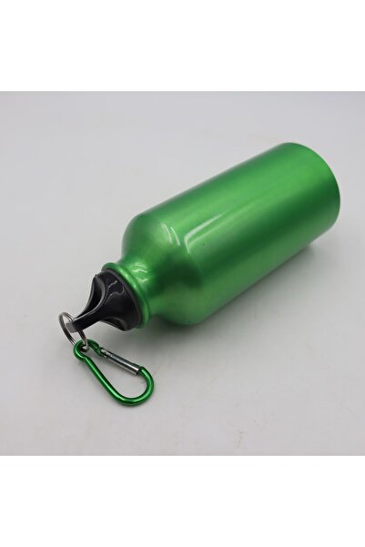 dalimag Metallic Sports Bottle, 400 ml, Hook, Green,