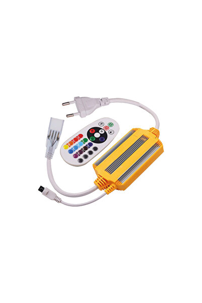 Braytron POWER CABLE WITH REMOTE CONTROL FOR 6.5x16 RGB LIGHTING HOSE