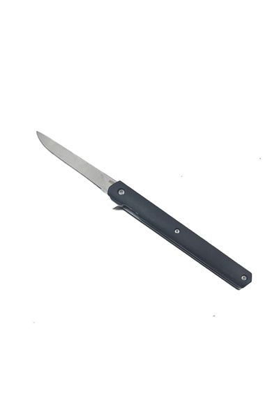 dalimag Briceag Stiletto, Maner Lemn, Husa Piele, Prindere Curea, Negru