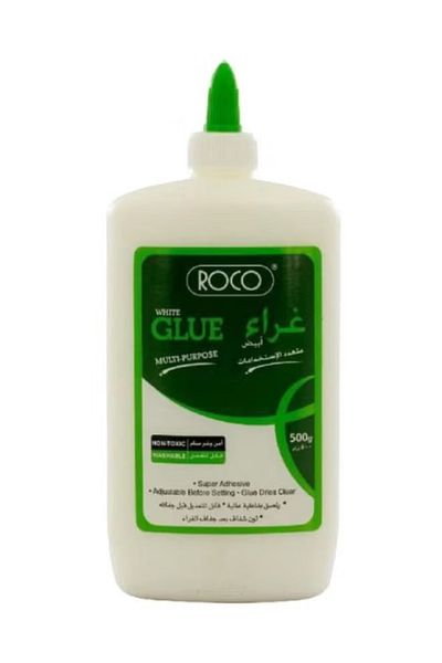 Roco All-Purpose Glue – White – 500g – Strong Adhesive for Craft, School & DIY Projects