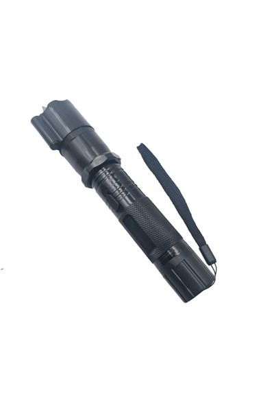 dalimag Stun Flashlight, Model 288, Rechargeable, Laser, Aluminum, 18 cm, Black,