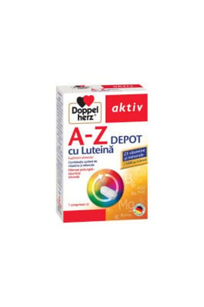 Doppelherz Aktiv A-Z Depot cu luteina x 60 comprimate