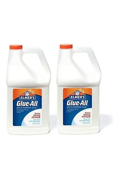 Elmers 2-Piece Glue-All Multi-Purpose Liquid Glue – 3.78L Each | Ideal for Crafts, Slime