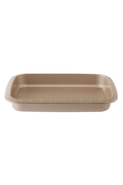 Berghoff Tavă dreptunghiulară pentru copt tort Balance, 4L, oțel carbon, bej