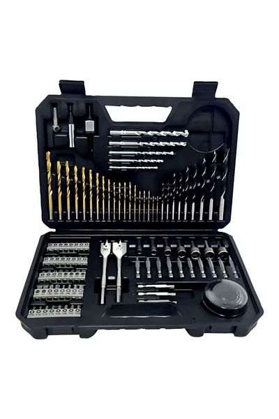 Bosch Set Of 103 Pro Mixed Drill Bit W/Case Silver/Black 1-40mm