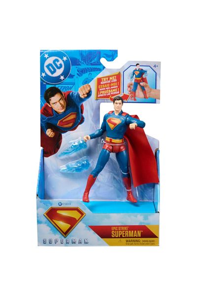 Spinmaster Superman Movie Epic Strike Battle Attack Action Figure 15 cm