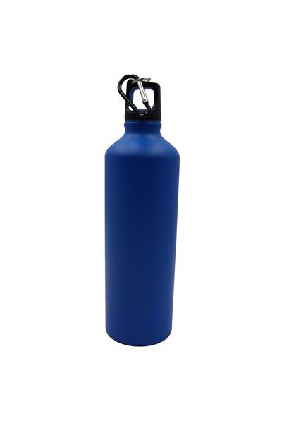 dalimag Metallic Sports Bottle, 800ml, Clip Attachment, Blue,