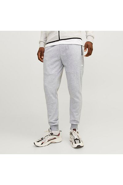 Jack & Jones 12184970_jpstwill Jjair Sweatpants Κανονική μέση λεπτή εφαρμογή Απλό ανοιχτό γκρι ανδρικό φούτερ