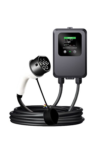 SATCOM Stație de încărcare fixă pentru mașini electrice, WallBox, 7Kw, pornire RFID,