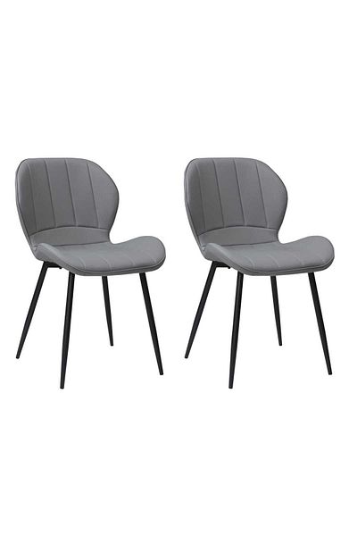 ARTA DOOR Set of 2 Topaz Eco-Leather Chairs, HoReCa, Kitchen, Living Room, Office, Bedrooms, Hallways