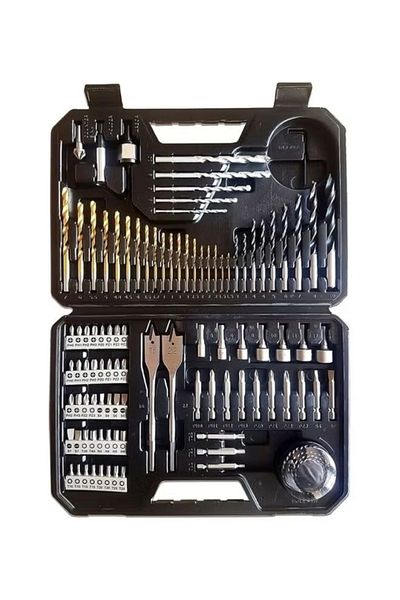 Bosch Set Of 103 Pro Mixed Drill Bit W/Case Silver/Black 1-40mm