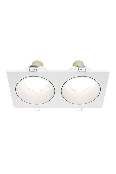 MAYTONI Spot Zoom Dl033-2-02w, Recessed, 2xgu10, White, Ip65,