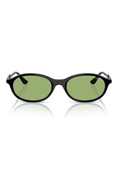 Vogue Sunglasses Women's 5625-S W44/2 52-18, Black Oval Acetate Frame, Green Lens