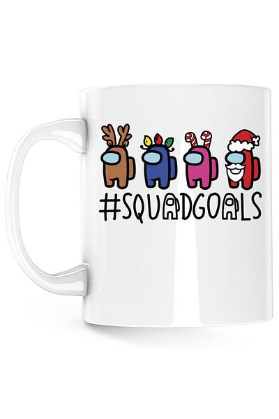 OEM Cana SquadGoals Christmas Among Us, alba, 330 ml