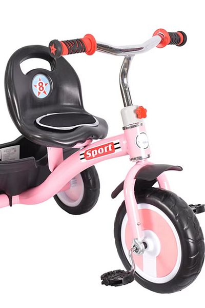 rexa 3-Wheel Tricycle for Kids – Blue/Black/Silver | 30 cm Sturdy Ride-On Bike for Toddlers