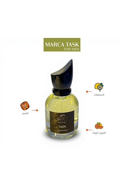 MR MARACA MARACA TASK MEN PERFUME - Citrus blend and captivating amber with an extraordinary fragrance , 50ml