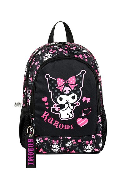 Bliss Kuromi Licensed Ergonomic Kindergarten Bag Durable Material, Waterproof Design