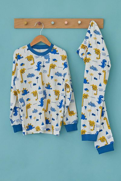 BONY SOCKS Boy's Dinosaur Pajama Set