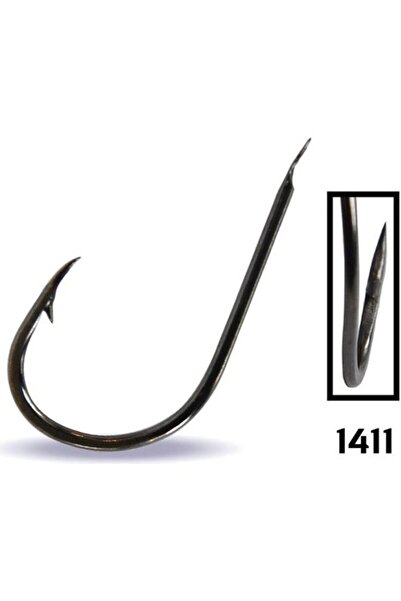 YOUVELLA 1411 Kısa Pala Dövme Çupra İğnesi 100'lü Kutu Black Nikel