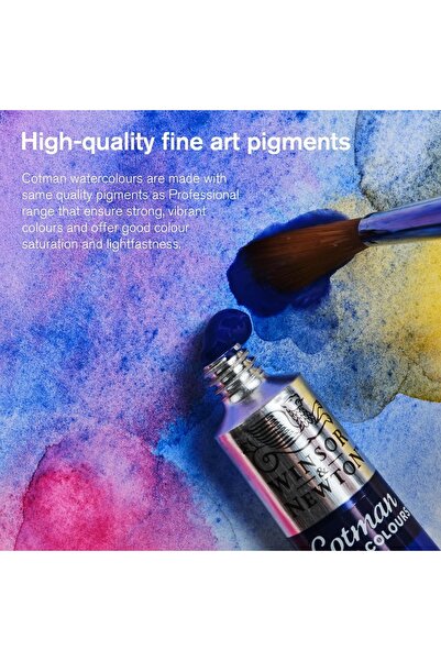 Winsor Newton Winton Oil Colour – Blue – 37 ml Tube – Rich Pigment for Professional Painting