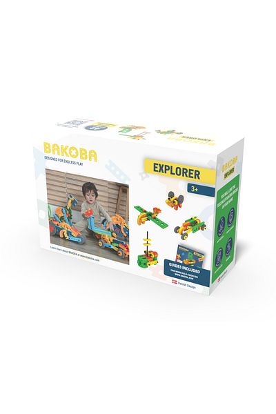 Bakoba Joc de construit cu blocuri Explorer, Bakoba