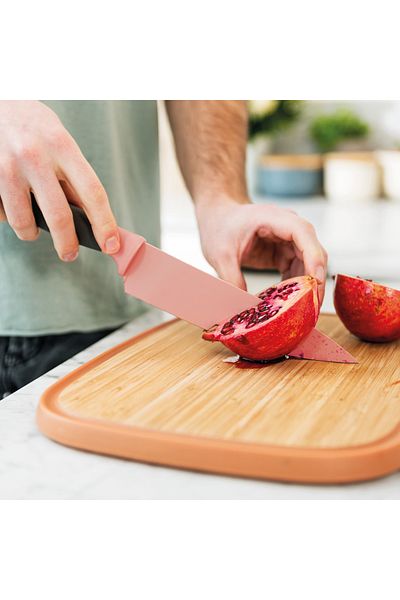Berghoff Chef's knife 19 cm with protective sheath, Steel, Pink