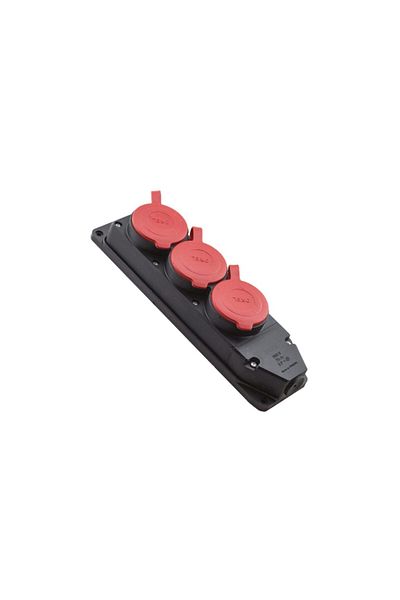 Orel PRELUNGITOR 3 PRIZE SCHUKO CAUCIUC 3X25A IP44