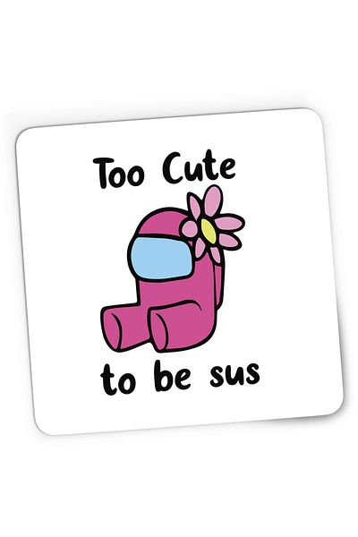 OEM Mousepad Gaming Too Cute Among Us, 21x19 cm