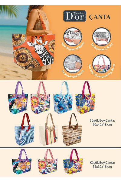 d'or fashion design Geanta de plaja Deluxe DCK013
