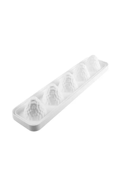 silikomart Forma din silicon pentru fructe 3D, Mura, Zmeura by Nicolas Lambert, 5 cavitati, 110 ml, Ø65x67mm