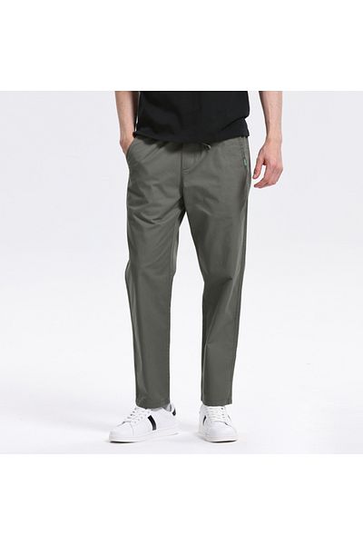 Giordano Men's Cotton Twill Mid Rise Pants