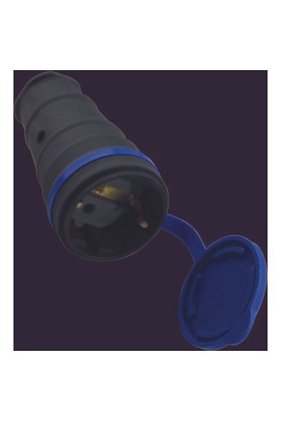 Orel Portable Rubber Schuko Socket 16A IP44 With Cover