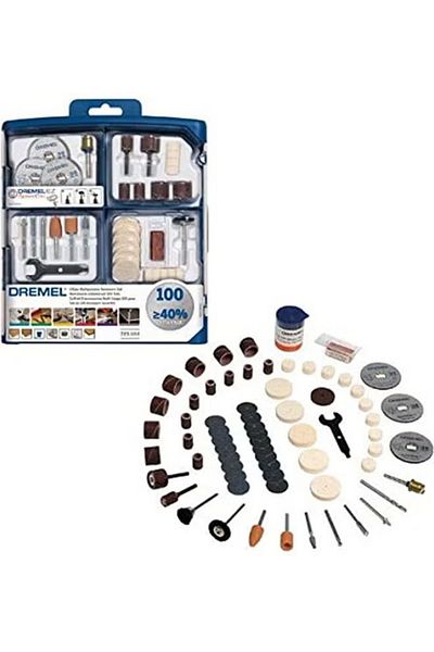 Dremel Multipurpose Accessory Set - 100 Pieces Muliticolor 27.9 x 6.1 x 5cm